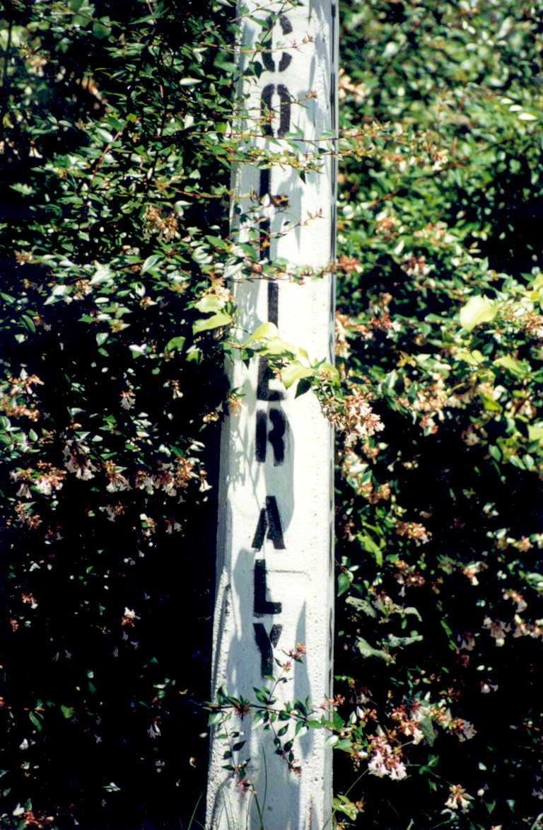Marker for Collier Alley, Barnesville, Georgia